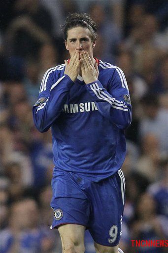 英超-切尔西3-0紧追曼联 神灯建功托雷斯破处